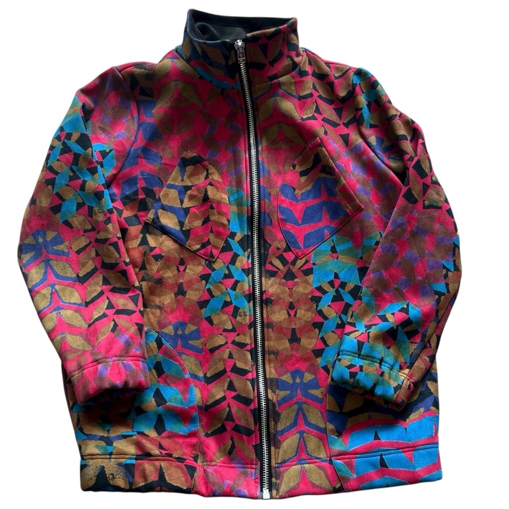Desigual Retro Patch OLAHRAGA Jacket Size L/XL - Picture 4 of 16